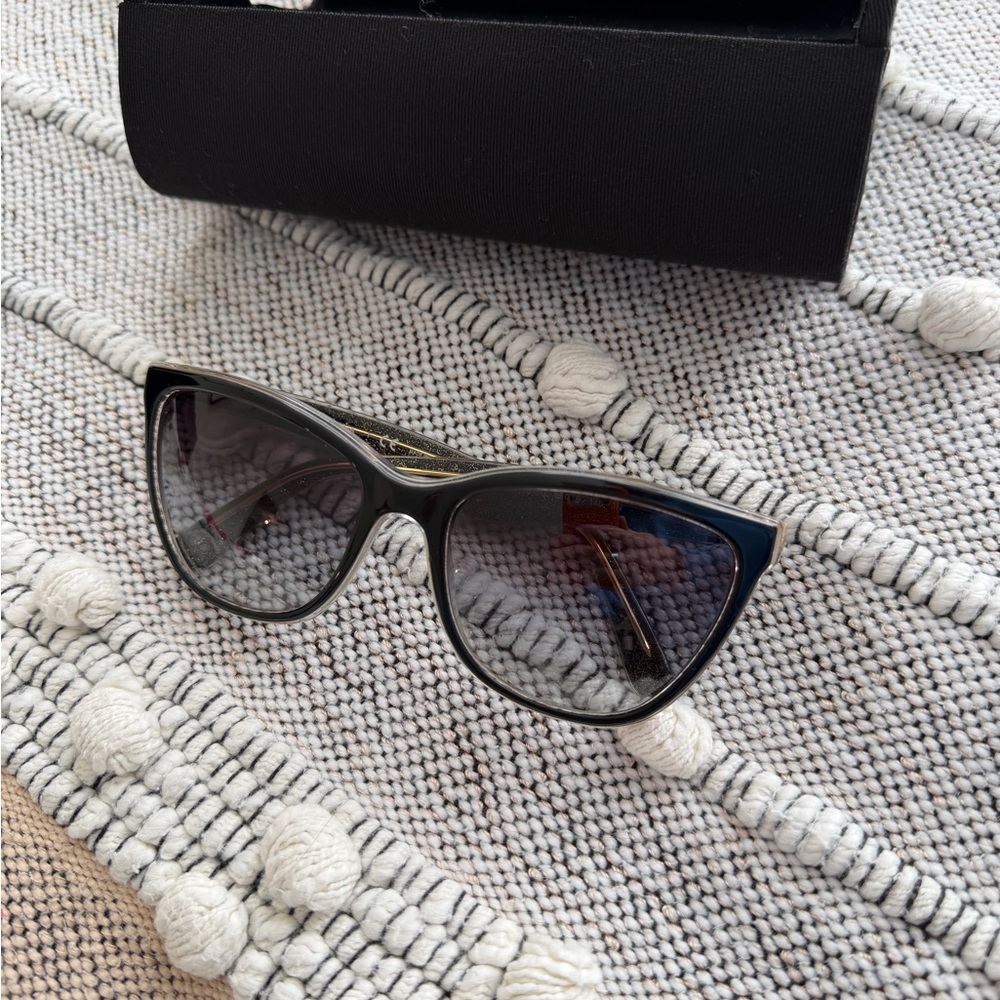 DOLCE & GABBANA DG 4193 2737/8G BLACK GLITTER GOLD